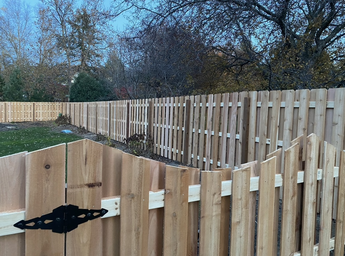 Cedar Shadowbox Fence - Professional fence installation by TaylorMade Fence LLC